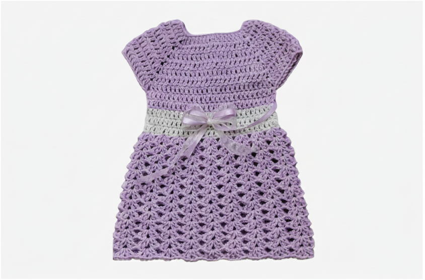 Vestitino all'uncinetto